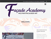 Tablet Screenshot of facadeacademy.co.uk